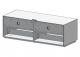 Sonorous Elements Design TV Möbel,EX11-DD-2 Schublade  breite: 130 cm, mit halterung
