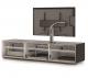 Sonorous Elements Design TV Möbel, EX31-TC-GRP-BLK-8-A Stofffront Akustik b=160 cm,  mit halterung