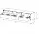 TV Möbel Lowboard 195 cm Epure LOFT K1 Nordic Blauglas