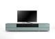 TV Möbel Lowboard 260 cm Epure SALON SOUND K2 Nordic Blauglas