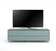 TV Möbel Lowboard 160 cm Epure SINGLE TIDY XL Nordic Blauglas Satiniertes