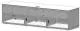 TV Möbel Sonorous lowboard Studio STA260T-WHT-GRY-BS, Weiss-Grau Stoffbezug
