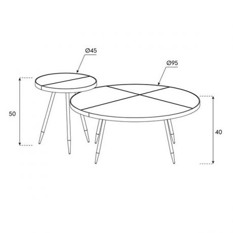 Table Basse Sonorous CT-SET PTC