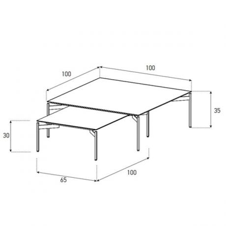 Sonorous Couchtisch  CT-SET1