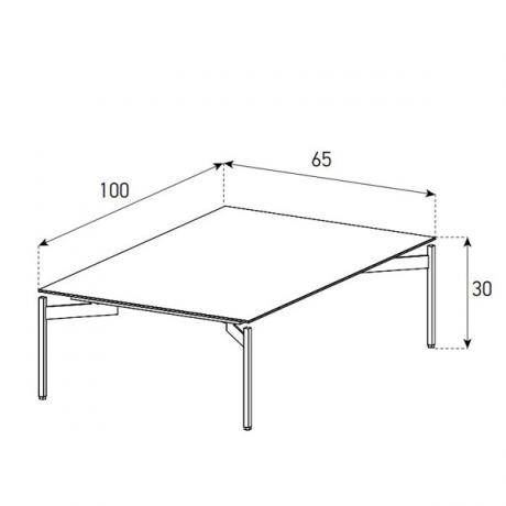 Sonorous Beistelltisch CT-SET1-B