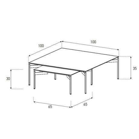 Sonorous Couchtisch  CT-SET2