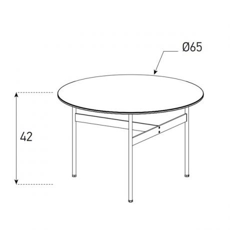 Sonorous Beistelltisch CT-SET3-B