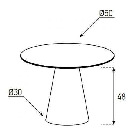 Sonorous Beistelltisch CT-SET-CN-B