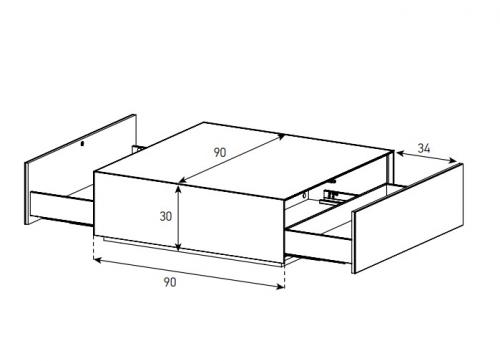 Table Basse Elements Sonorous ES91D