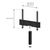TV Möbel Sonorous Lowboard Studio STA160P-BLK-BLK-BS, Frontklappe in Lochblech
