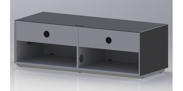 Sonorous Elements Design TV Möbel,EX11-TT-2 Stoff-Klappe  mit halterung1