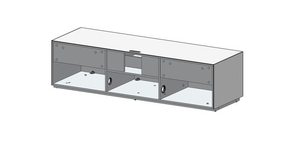 Sonorous Elements Design TV Möbel,EX31-F-2  b=160 cm, Beliebig Ausbaubar