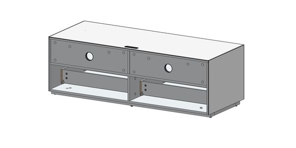 Sonorous Elements Design TV Möbel, EX11-TD-2 Stoff-klappe / Schublade6