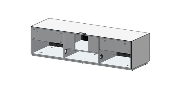 Sonorous Elements Design TV Möbel,EX30-TC-2 Stofffront Akustik_back
