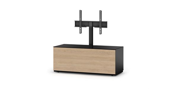 TV Möbel Sonorous lowboard Studio st110f-blk-oak-bs, Eiche, Klappe