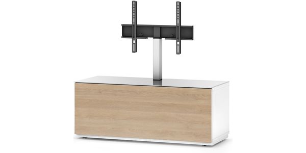 TV Möbel Sonorous lowboard Studio sta110f-wht-oak-bs, Eiche-Weiss