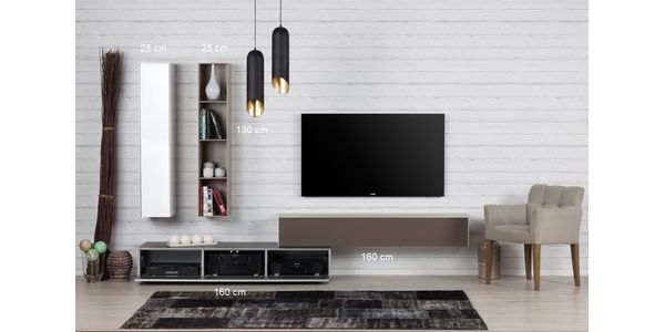 TV Möbel Sonorous Elements Lowboard Wohnkombination LC18_1