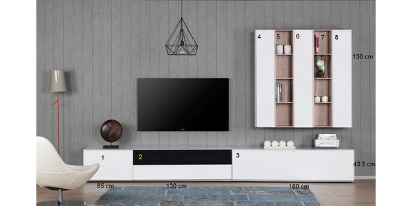 TV Möbel Sonorous Elements Lowboard Wohnkombination