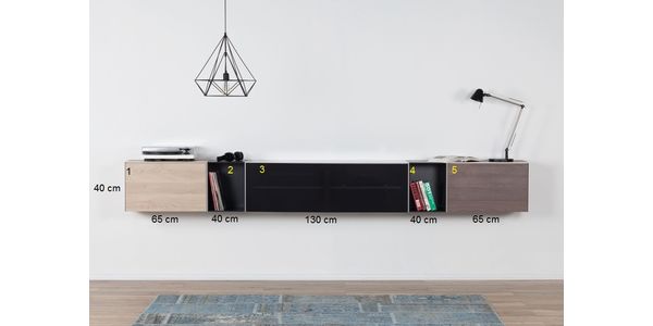 TV Möbel Sonorous Elements Lowboard Wohnkombination LC3