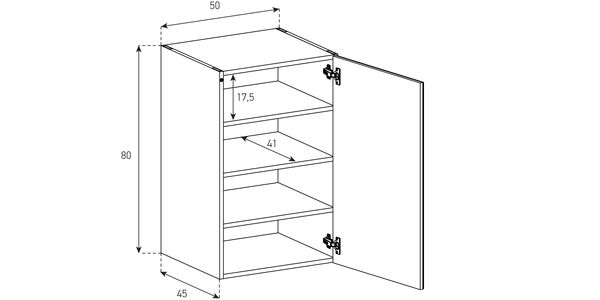 Kommoden Sonorous Elements Sideboard SB5086, H=80 cm