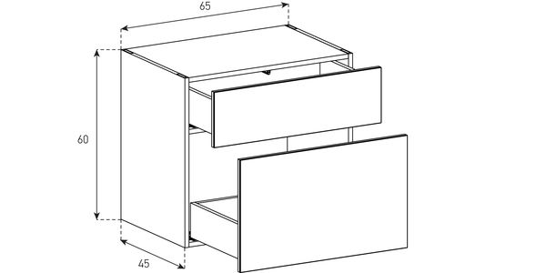 Kommoden Sonorous Elements Sideboard SB6561, H=60 cm