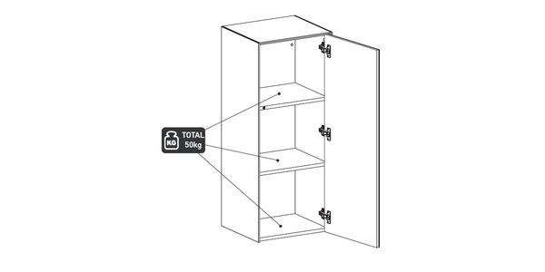 ED70, Hängeelemente, HxBxT=100x40x36