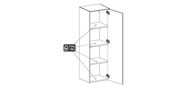 ED80, Sonorous Hängeelemente, HxBxT=130x40x36