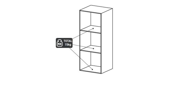 OP70, Offen regale mit rückwand, HxBxT=100x40x36