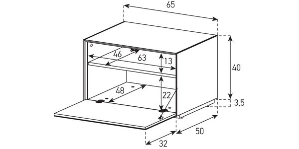 TV Möbel Sonorous Elements EX195-WHT-F/F-2 (SALE)