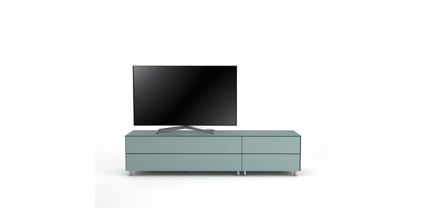 TV Möbel Lowboard 195 cm Epure LOFT K1 Nordic Blauglas