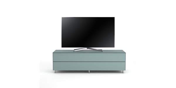 TV Möbel Lowboard 160 cm Epure SINGLE TIDY XL Nordic Blauglas