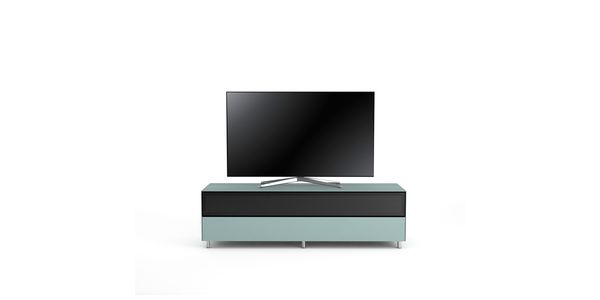 TV Möbel Lowboard 160 cm Epure SINGLE SOUND XL Nordic Blauglas