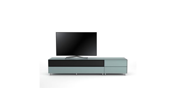TV Möbel Lowboard 225 cm Epure LOFT SOUND K3 Nordic Blauglas