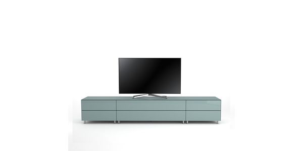 TV Möbel Lowboard 260 cm Epure SALON K1 Nordic Blauglas