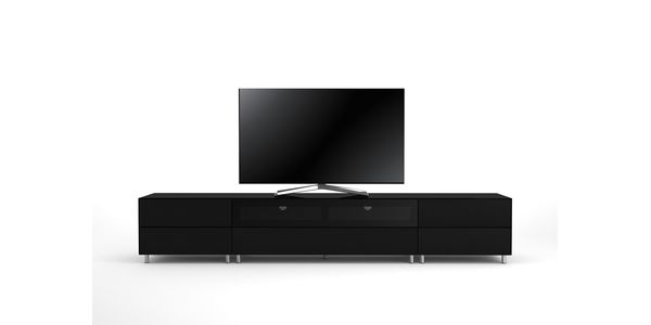 TV Lowboard Epure SALON SOUND K2 Schwarzglas