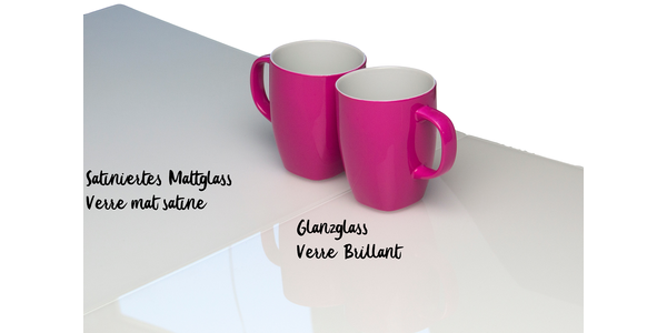 TV Möbel Lowboard 260 cm Epure SALON SOUND K2 Glitzernder Graphitglas