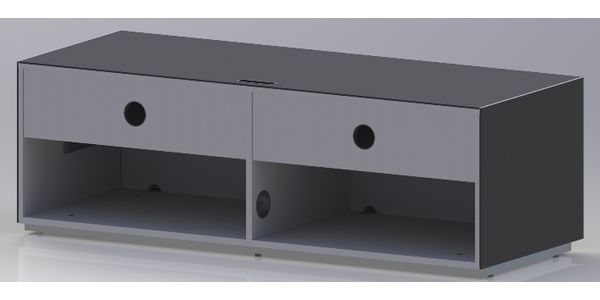 TV Lowboard Sonorous Elements EX10-PC-2 Akustik Perforierte Klappe