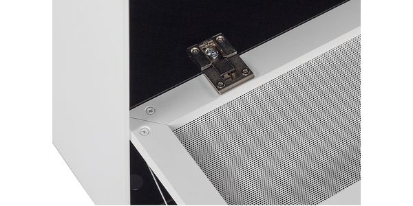 TV Lowboard Epure LOFT SOUND K1 Weissglas Satiniertes-Einführung