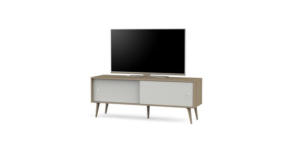 TV Möbel  Retro 140, Molina-Seidengrau, L=140 cm