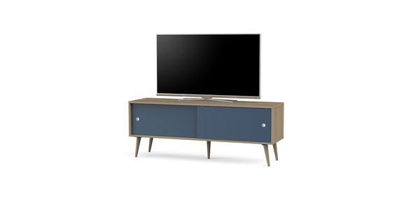 TV Möbel  Retro 140, Molina-Tiroler Blau, L=140 cm