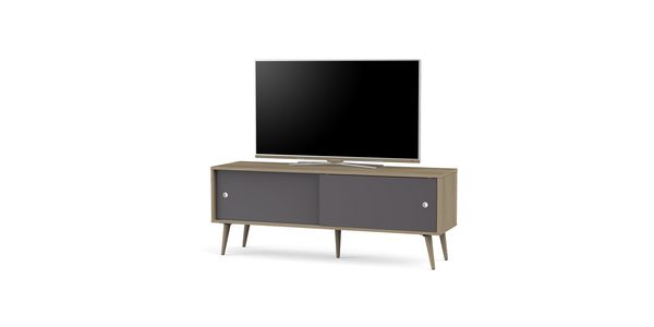 TV Möbel  Retro 140, Molina-Dunkelgrau, L=140 cm