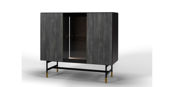 Buffet Sonorous Elements, Combinaison Vitrine SB-K24, L=120 cm, H=128 cm