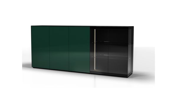 Buffet Sonorous Elements, Combinaison Vitrine SB-K26, L=250 cm, H=104 cm