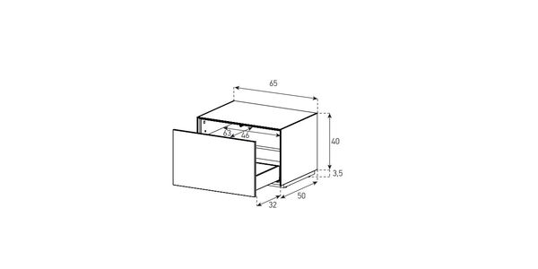 Sonorous Elements Design TV Möbel,EX20-DD-2 Schublade  breite: 65 cm [CLONE]