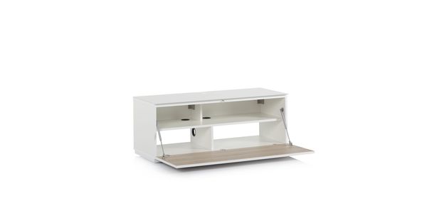 TV Möbel Sonorous lowboard Studio sta110f-wht-oak-bs, Eiche-Weiss