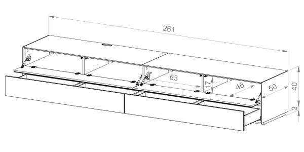 Sonorous LowboardEX260-GRP-FD-2