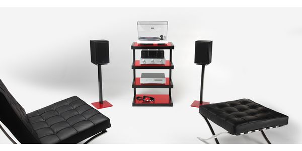 Norstone Hifi Möbel Esse HIFI Rot