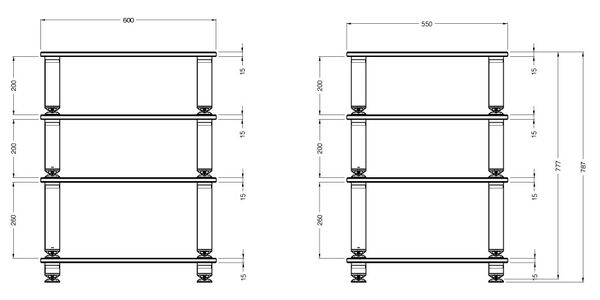 Hi-Fi Möbel Norstone STÄBBL