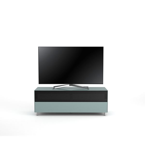 TV Möbel Lowboard 130 cm Epure SINGLE SOUND L Nordic Blauglas