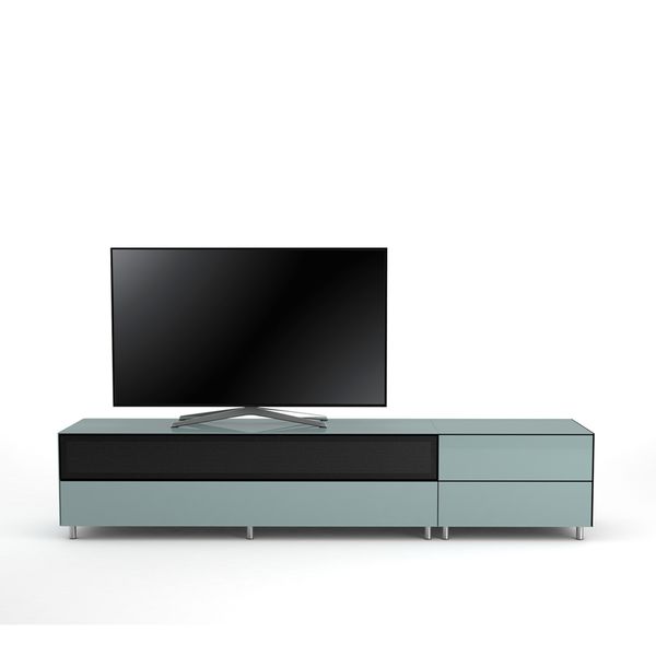 TV Möbel Lowboard 225 cm Epure LOFT SOUND K3 Nordic Blauglas